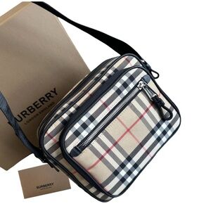 Burberry Vintage Checkered Crossbody Bag